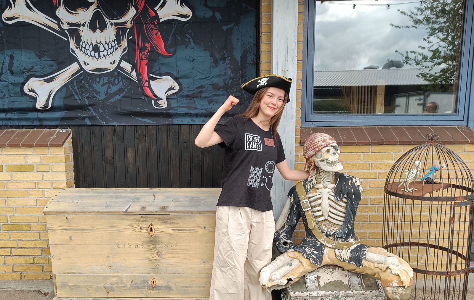 Team photo spot at Escape Games Stilling